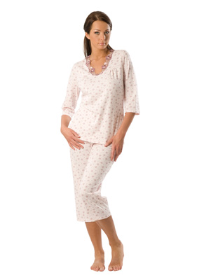 Ladies' pyjamas 3/4 sleeve