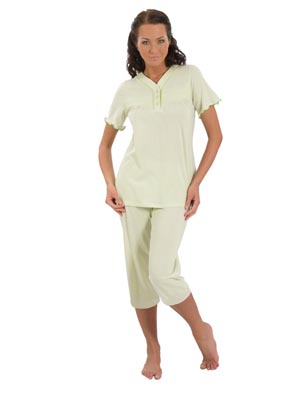 Women's pyjamas sh.s., pants 3/4