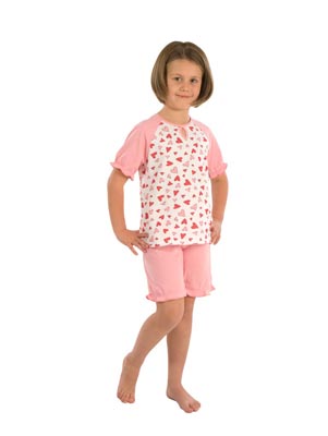 Girl's pyjamas short sleeve